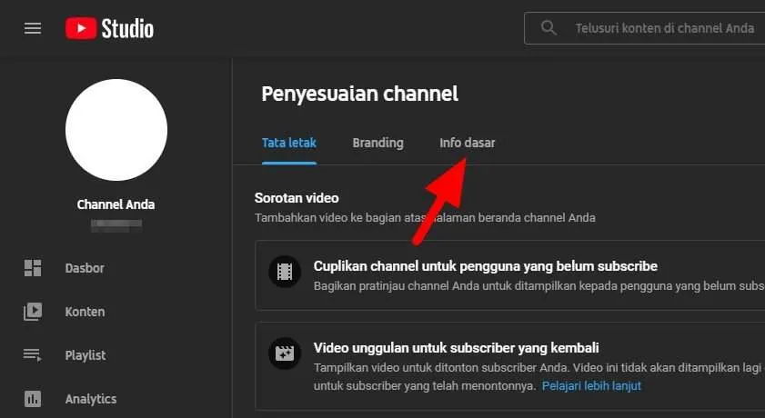 Cara Mengganti Nama Channel Youtube via Android/Laptop 10 info dasar Cara Mengganti Nama Channel Youtube via Android/Laptop 10 info dasar