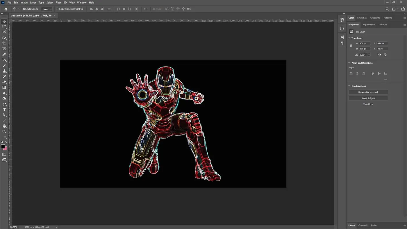 invert result Cara Mudah Membuat Efek Kapur di Photoshop 7 invert result