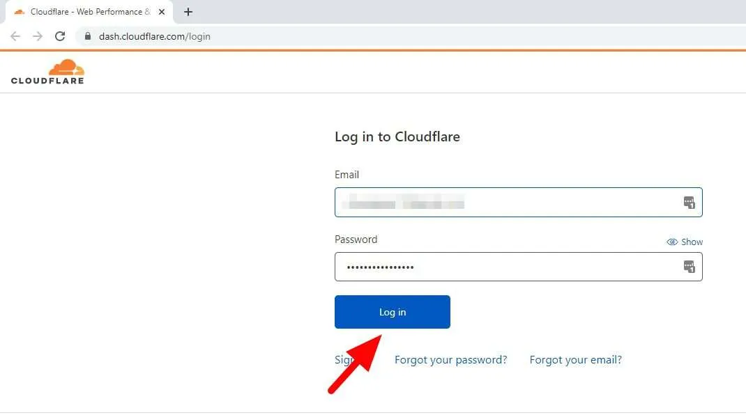 Cara Mudah Mengetahui API Key CloudFlare 3 log in cloudflare Cara Mudah Mengetahui API Key CloudFlare 3 log in cloudflare