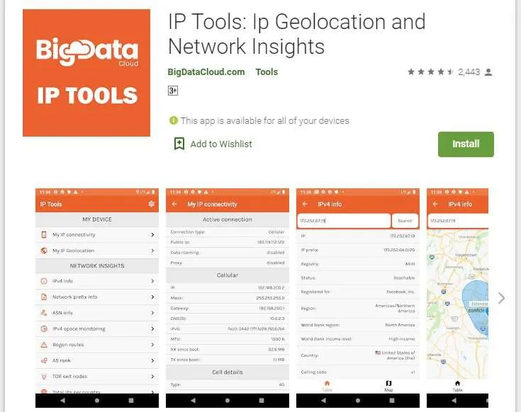 IP Tools 2 Cara Cepat Menemukan 'IP Address' Ponsel Android 9 IP Tools