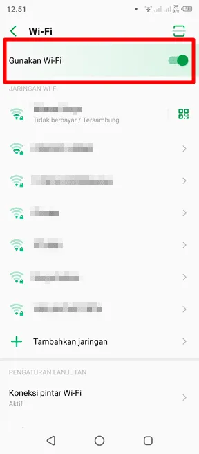 aktifkan wifi 2 Cara Cepat Menemukan 'IP Address' Ponsel Android 4 aktifkan wifi