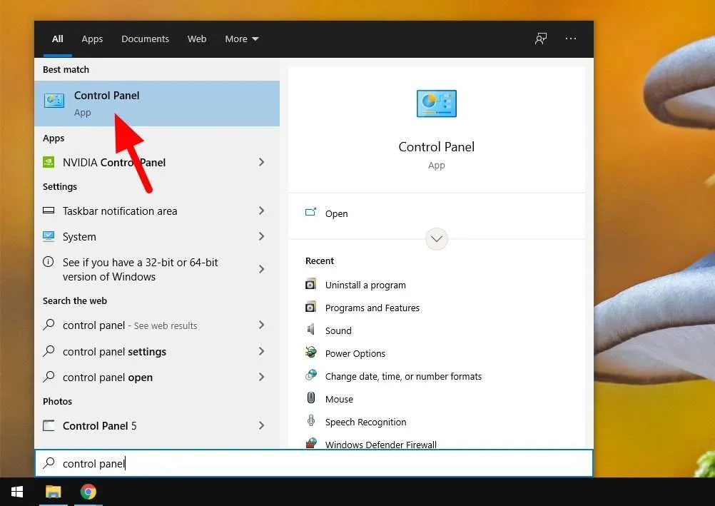control panel 6 6 Cara Membuat Local Disk (C:) Tidak Penuh & Lebih Lega 7 control panel 6