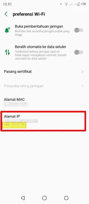ip address android 2 Cara Cepat Menemukan 'IP Address' Ponsel Android 6 ip address android