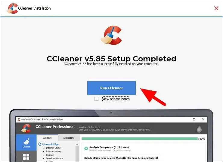 run ccleaner 1 6 Cara Membuat Local Disk (C:) Tidak Penuh & Lebih Lega 15 run ccleaner 1