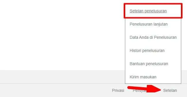 setelan penelusuran Cara Menonaktifkan Filter 'SafeSearch' di Mesin Pencari Google 4 setelan penelusuran
