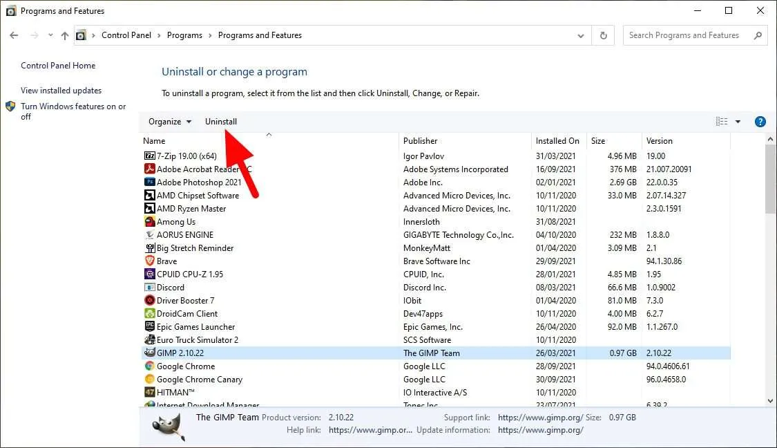 uninstall 1 6 Cara Membuat Local Disk (C:) Tidak Penuh & Lebih Lega 9 uninstall 1