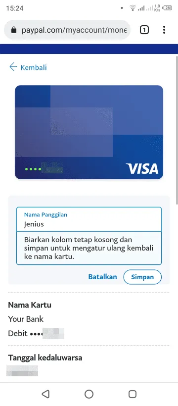 Cara Hubungkan Kartu Jenius ke Akun PayPal Untuk Transaksi 19 beri nama kartu jenius Cara Hubungkan Kartu Jenius ke Akun PayPal Untuk Transaksi 19 beri nama kartu jenius