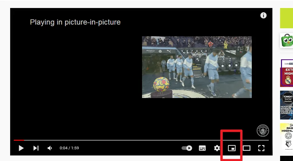 fitur miniplayer Cara Nonton YouTube Sambil Buka Aplikasi Lain di Komputer 11 fitur miniplayer