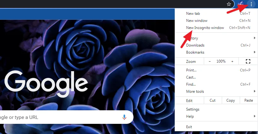 2 Cara Menggunakan Incognito Chrome Agar Tidak Terlacak 4 klik tiga titik vertikal 2 Cara Menggunakan Incognito Chrome Agar Tidak Terlacak 2 klik tiga titik vertikal