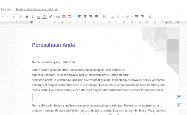 Cara Mengatur Jarak Margin Kertas di Google Docs 7 margin horizontal Cara Mengatur Jarak Margin Kertas di Google Docs 7 margin horizontal