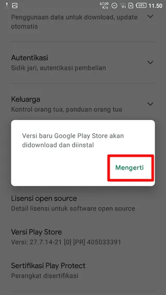 mengerti Cara Memperbarui Play Store Tanpa Download File APK 8 mengerti