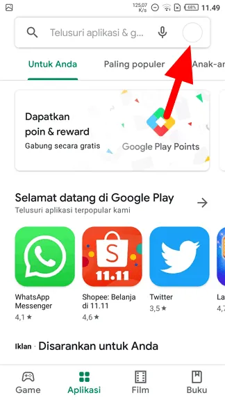 profil Cara Memperbarui Play Store Tanpa Download File APK 4 profil
