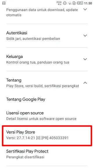versi play store Cara Memperbarui Play Store Tanpa Download File APK 7 versi play store
