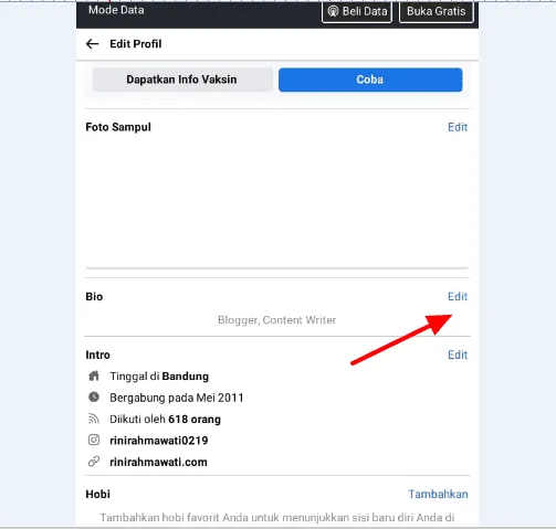Cara Membuat Bio FB Keren 8 Cara Membuat Bio FB Keren dan Unik Hanya 1 Kali Klik 4 Cara Membuat Bio FB Keren 8