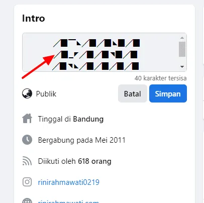 Cara Membuat Bio FB Keren 9 Cara Membuat Bio FB Keren dan Unik Hanya 1 Kali Klik 5 Cara Membuat Bio FB Keren 9