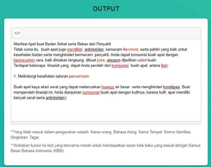 Cara Mengecek Typo Secara Online 17 3 Cara Mengecek Typo Teks Bahasa Indonesia Secara Online 18 Cara Mengecek Typo Secara Online 17