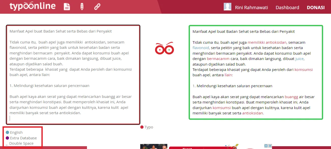 Cara Mengecek Typo Secara Online 5 3 Cara Mengecek Typo Teks Bahasa Indonesia Secara Online 5 Cara Mengecek Typo Secara Online 5
