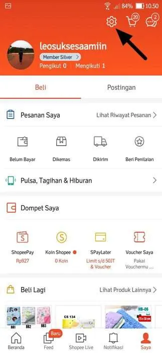 Screenshot 20211219 105045 Mudah dan Cepat, Ini Cara Mengganti Username Akun Shopee 5 Screenshot 20211219 105045