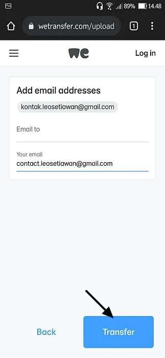 Screenshot 20211222 144859 Cara Mengirim File via Internet Menggunakan WeTransfer 19 Screenshot 20211222 144859