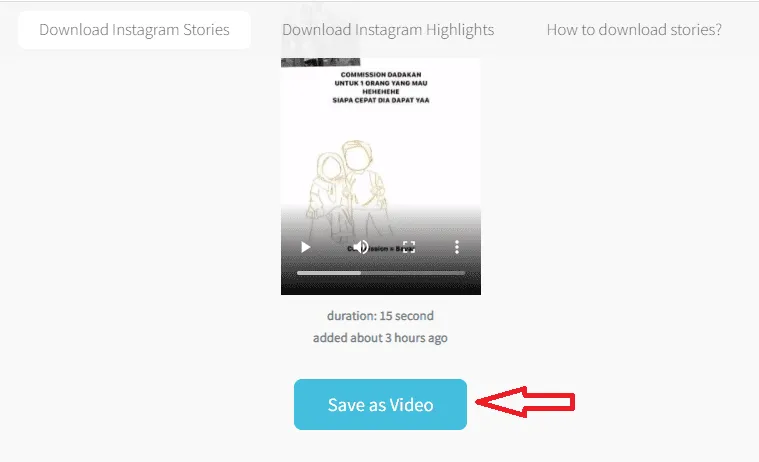 3 Cara Download Instastory Instagram Tanpa Aplikasi 7 download instastory 5 3 Cara Download Instastory Instagram Tanpa Aplikasi 5 download instastory 5