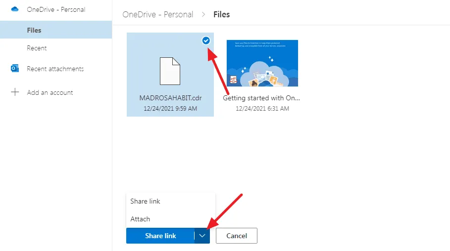 link or attach 3 Cara Mengirim File Besar Lewat Email dengan Mudah 13 link or attach