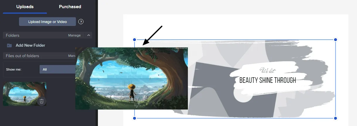 seret gambar crello Cara Membuat Header Channel YouTube Tanpa Aplikasi 26 seret gambar crello