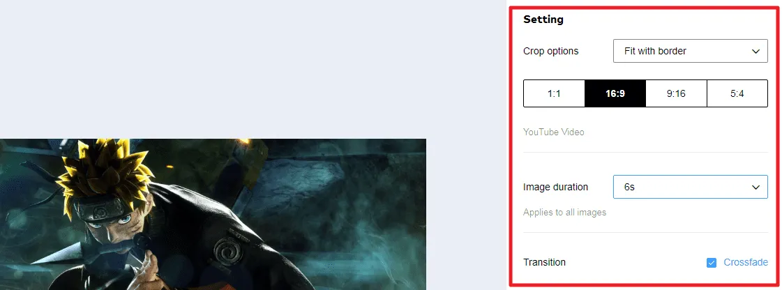 setting image io Cara Membuat Foto Menjadi Video Tanpa Bantuan Aplikasi 6 setting image io
