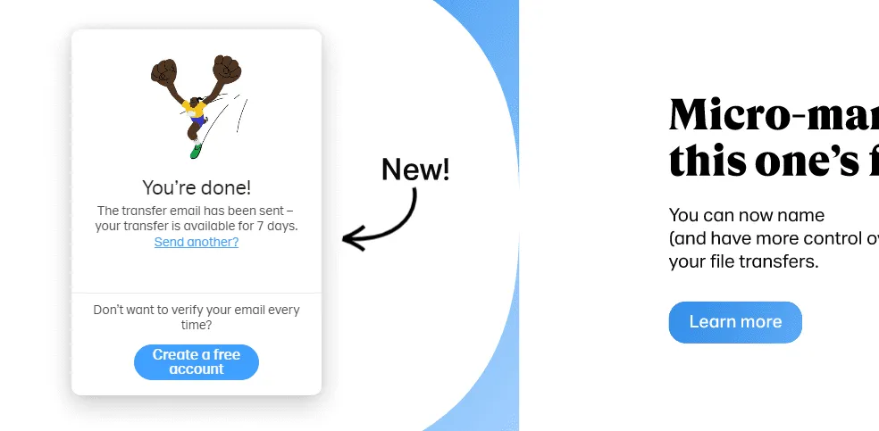 terkirim Cara Mengirim File via Internet Menggunakan WeTransfer 8 terkirim