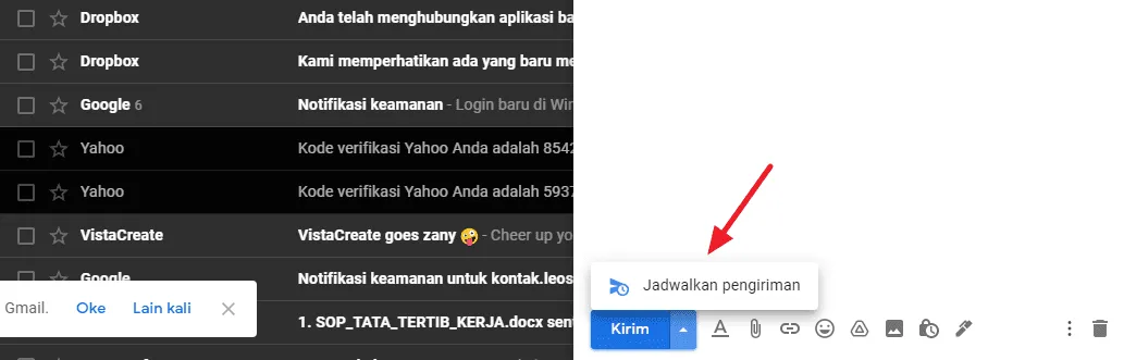 3 Cara Menjadwalkan Email Agar Terkirim Secara Otomatis 7 tombol jadwalkan pengiriman 3 Cara Menjadwalkan Email Agar Terkirim Secara Otomatis 5 tombol jadwalkan pengiriman
