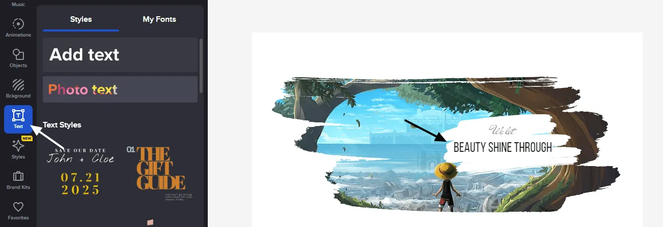 ubah font crello Cara Membuat Header Channel YouTube Tanpa Aplikasi 27 ubah font crello