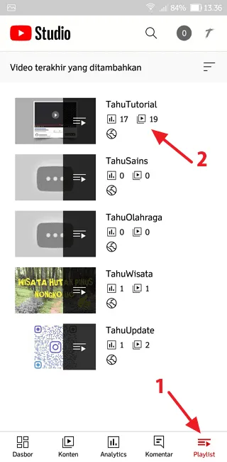 Screenshot 20220128 133612 Cara Membuat dan Mengatur Playlist Video di YouTube 16 Screenshot 20220128 133612