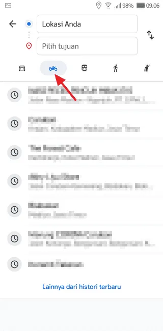 Screenshot 20220130 090641 Cara Melihat Situasi Kemacetan Jalan dengan Google Maps 9 Screenshot 20220130 090641