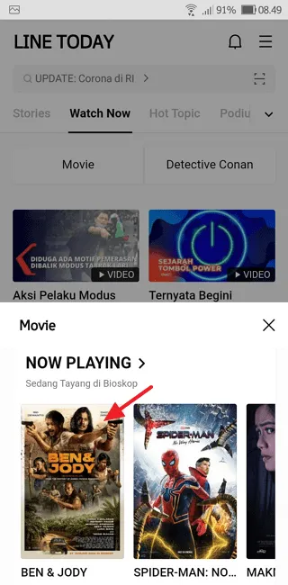 Cara Melihat Jadwal Film di Bioskop Menggunakan LINE 6 Screenshot 20220131 084956 Cara Melihat Jadwal Film di Bioskop Menggunakan LINE 4 Screenshot 20220131 084956