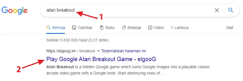 Cara Mainkan 8 Game Tersembunyi di Google Chrome 9 atari breakout Cara Mainkan 8 Game Tersembunyi di Google Chrome 7 atari breakout
