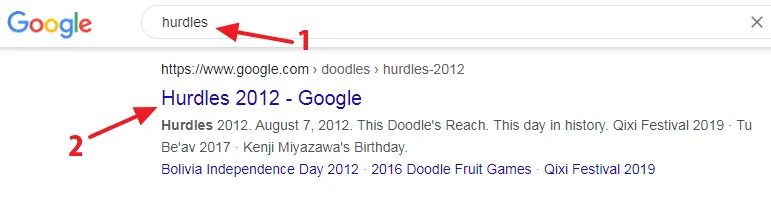 Cara Mainkan 8 Game Tersembunyi di Google Chrome 3 hurdles Cara Mainkan 8 Game Tersembunyi di Google Chrome 1 hurdles