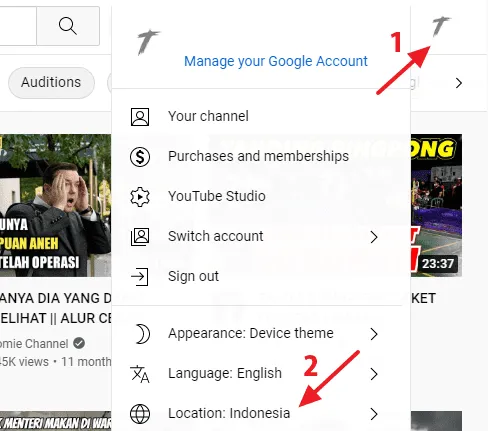 location youtube Cara Melihat Video Trending YouTube di Negara Lain 2 location youtube