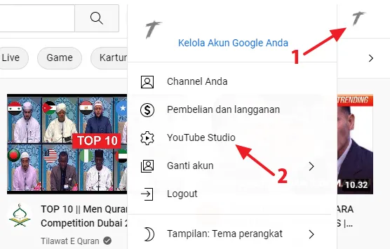 profil youtube Cara Membuat dan Mengatur Playlist Video di YouTube 2 profil youtube