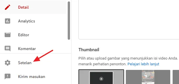 setelan Cara Mengganti Kategori Video Kamu di YouTube 5 setelan