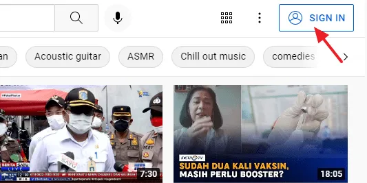 sign in youtube 1 Cara Membuat Rekomendasi Tontonan di Akhir Video YouTube 1 sign in youtube 1