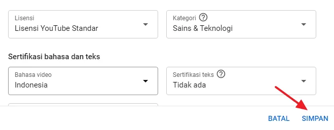 simpan Cara Mengganti Kategori Video Kamu di YouTube 7 simpan