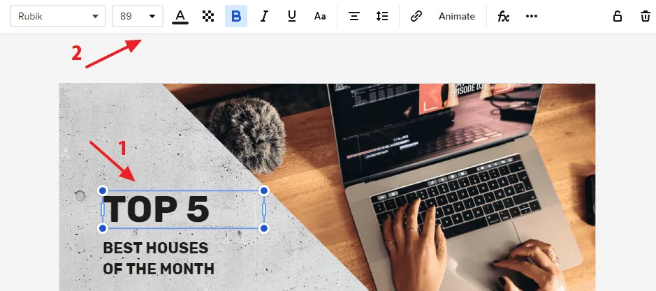 ubah font Cara Membuat Thumbnail YouTube Tanpa Bantuan Aplikasi 17 ubah font