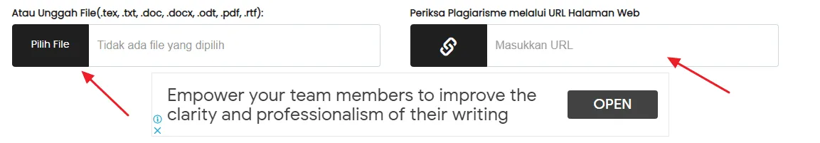 Cara Mengecek Plagiarisme Artikel di Internet Secara Akurat 5 unggah file Cara Mengecek Plagiarisme Artikel di Internet Secara Akurat 3 unggah file