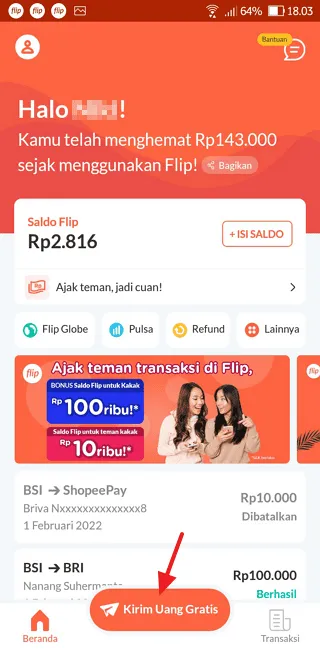 Cara Isi Saldo ShopeePay Tanpa Biaya Admin dengan Flip 3 Screenshot 20220202 180319 Cara Isi Saldo ShopeePay Tanpa Biaya Admin dengan Flip 1 Screenshot 20220202 180319