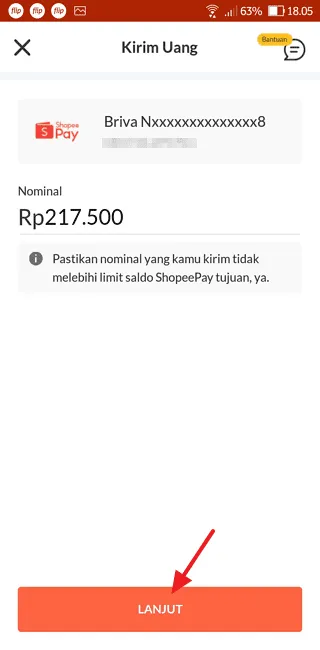 Cara Isi Saldo ShopeePay Tanpa Biaya Admin dengan Flip 8 Screenshot 20220202 180510 Cara Isi Saldo ShopeePay Tanpa Biaya Admin dengan Flip 6 Screenshot 20220202 180510