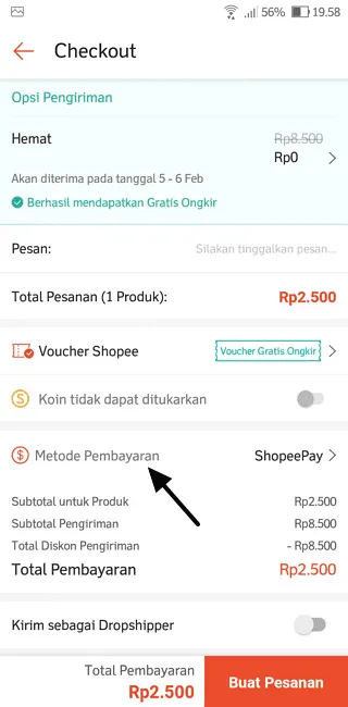 Cara Belanja di Shopee Agar Dapatkan Gratis Ongkir 13 Screenshot 20220202 195811 Cara Belanja di Shopee Agar Dapatkan Gratis Ongkir 11 Screenshot 20220202 195811