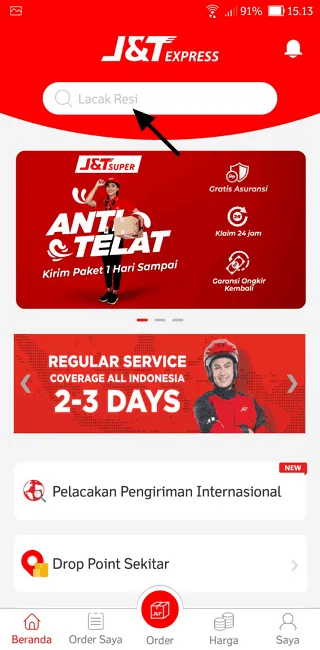 Screenshot 20220205 151341 Cara Cek Resi Paket J&T Express Lewat Situs dan Aplikasi 5 Screenshot 20220205 151341