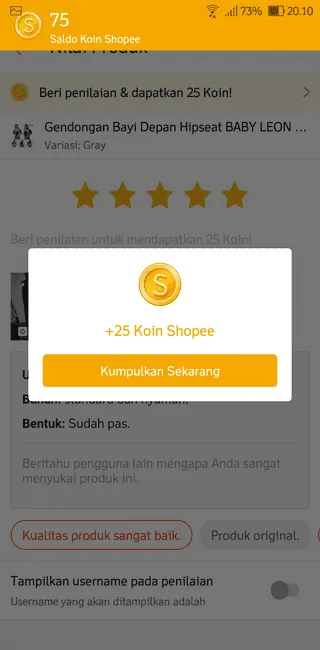 Cara Mendapatkan Koin Shopee Setelah Selesai Berbelanja 10 Screenshot 20220205 201059 Cara Mendapatkan Koin Shopee Setelah Selesai Berbelanja 8 Screenshot 20220205 201059