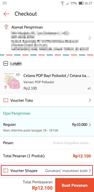 Screenshot 20220213 151742 Cara Menggunakan Voucher Shopee Agar Dapat Gratis Ongkir 5 Screenshot 20220213 151742
