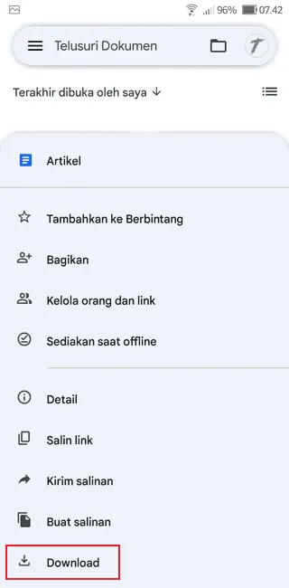 Screenshot 20220224 074247 Cara Download Dokumen di Google Docs Web dan Aplikasi 5 Screenshot 20220224 074247