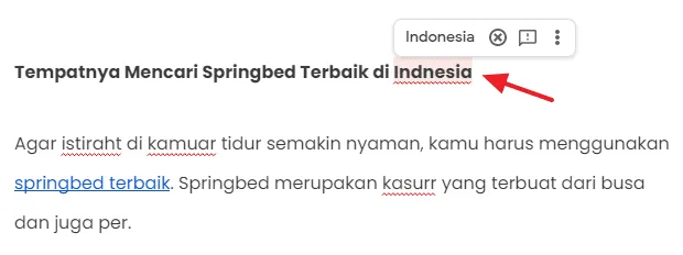 Cara Cek Typo Tulisan di Google Docs Web & Aplikasi 5 ejaan dibenarkan Cara Cek Typo Tulisan di Google Docs Web & Aplikasi 3 ejaan dibenarkan